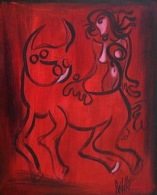 'BaBa and the Bull" Steven Paul Riddle, Beacon New York